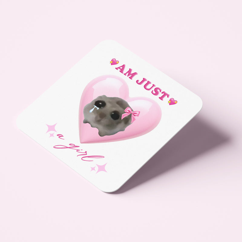 Σουβέρ από φελλό - Χάμστερ I'm Just a Girl