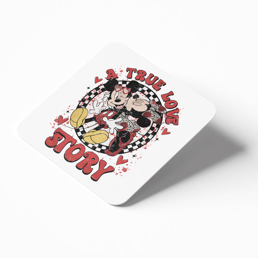 Σουβέρ Βαλεντίνου από φελλό - Mickey & Minnie