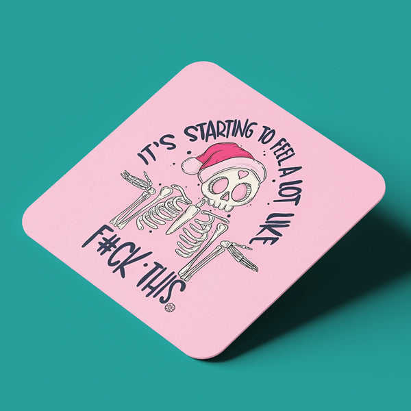 Σουβέρ Χριστουγεννιάτικο Χιουμοριστικό - Feel a lot like F#CK This