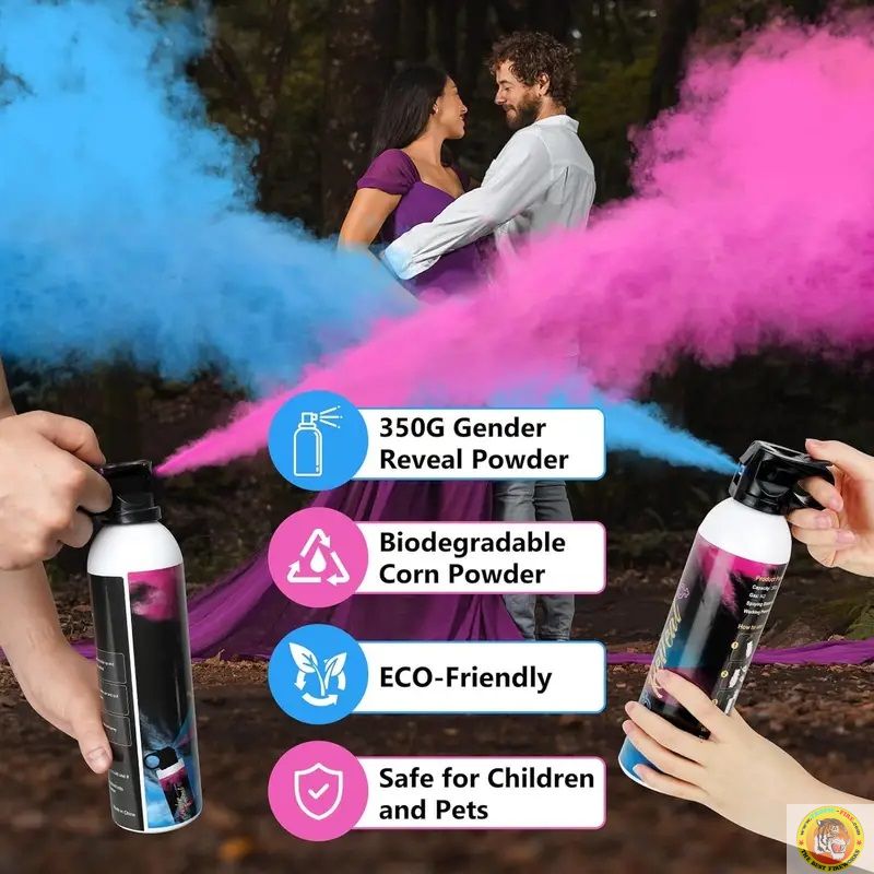 Spray για Gender Reveal Ροζ (350ml)