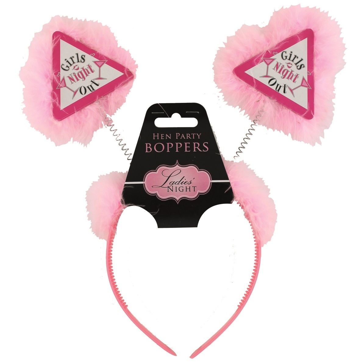 Στέκα με πούπουλα και φωτάκι Girls Night Out