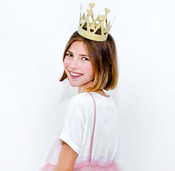 Στέμμα με γκλίτερ "Sweet Love