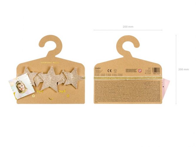 Στεφανάκι μαλλιών Αστεράκια χρυσά