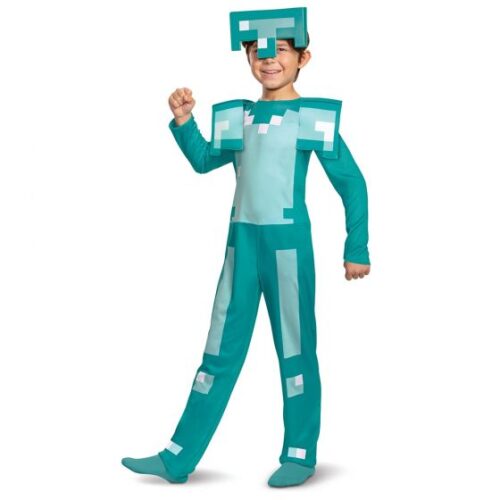Στολή Minecraft Diamond Armor - 4-6 ετών