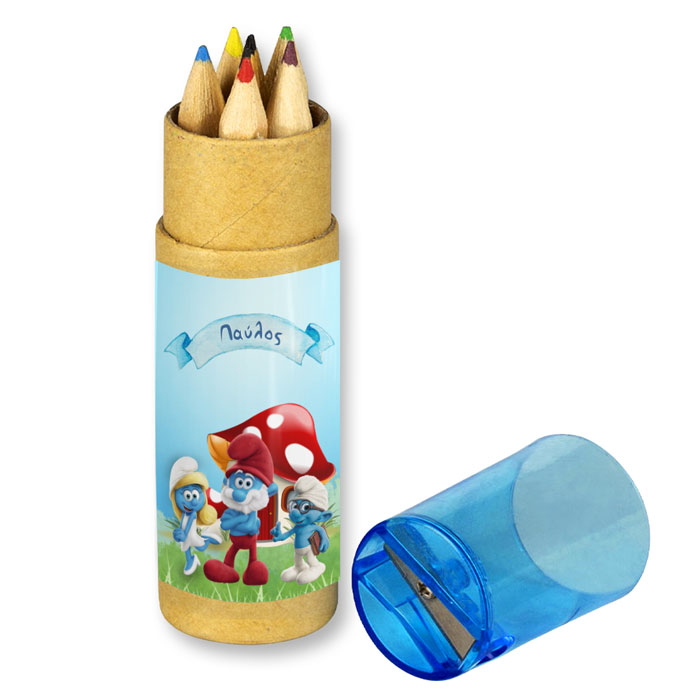 Ξυλομπογιές Στρουμφάκια