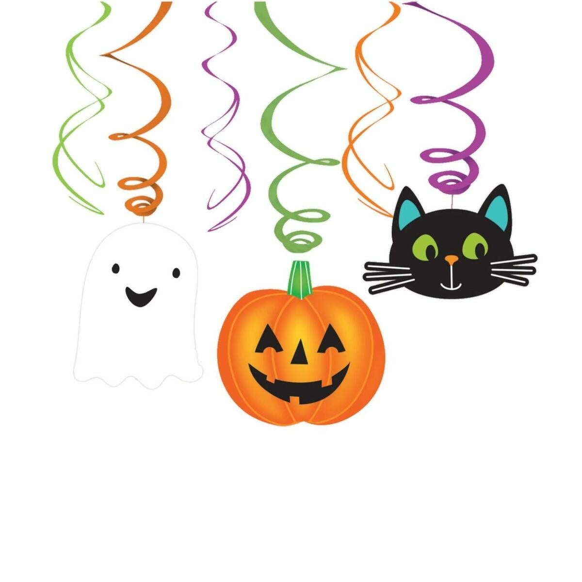 Swirl Διακοσμητικά Oροφής Halloween Friends (6 τεμ)
