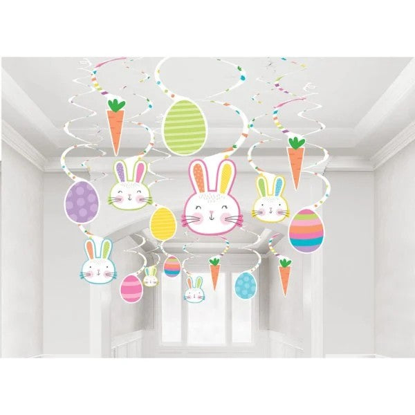 Swirl Διακοσμητικά Oροφής Πασχαλινά Λαγουδάκια (30 τεμ)