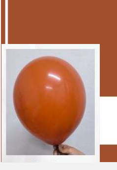 Μπαλόνια Λάτεξ 11'' Terracotta Everts / 100 τεμ