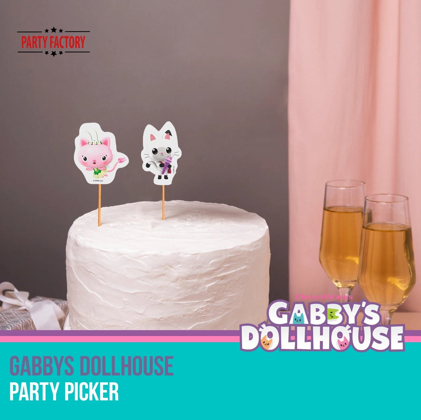Topper Cupcake - Gabby's Dollhouse (12 τεμ)