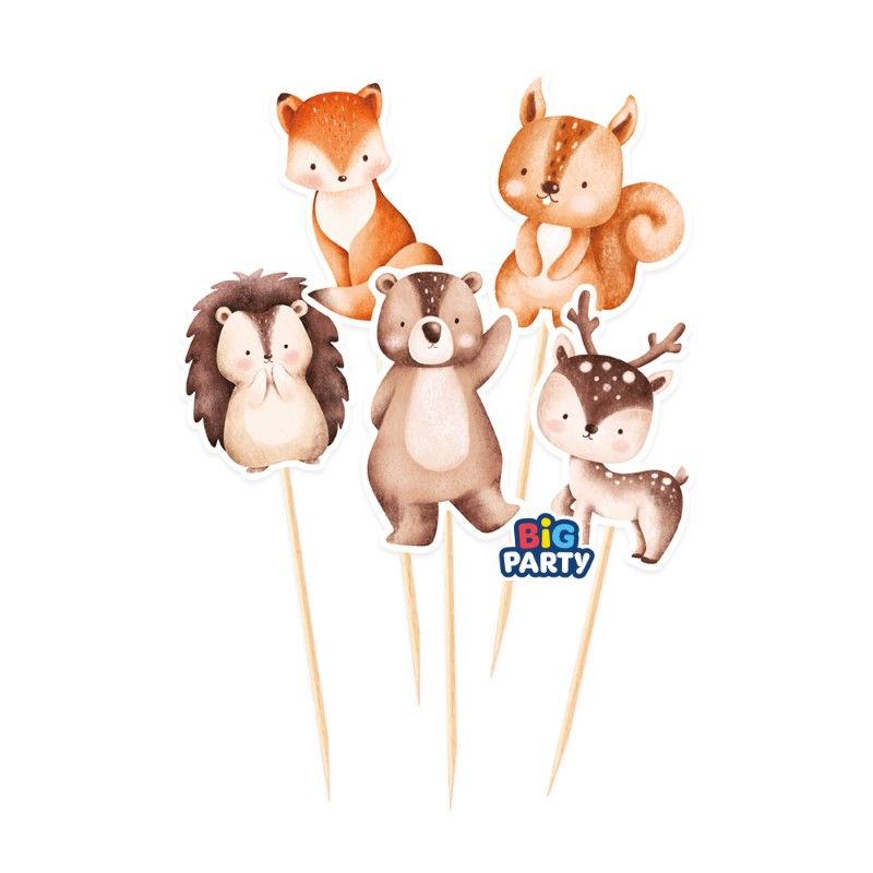 Οδοντογλυφίδες - Ζωάκια Του Δάσους (5 τεμ)