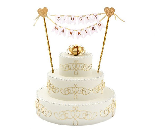 Topper τούρτας Just Married