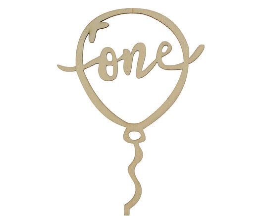 Topper Τούρτας Μπαλόνι 'one'