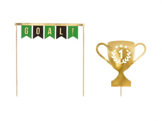 Topper τούρτας Ποδόσφαιρο (2 τεμ)