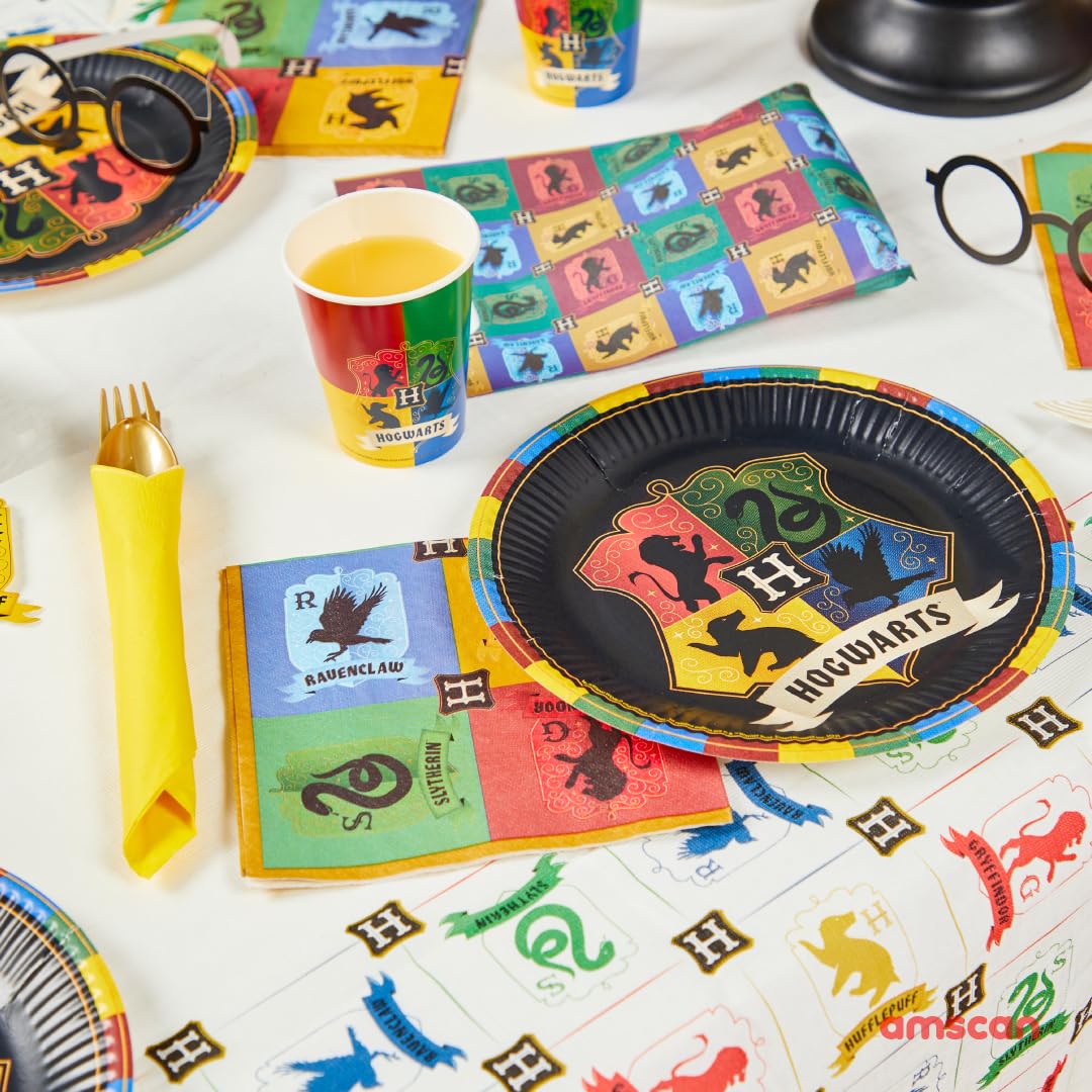 Τραπεζομάντηλο Χάρτινο - Οίκοι Hogwarts 120x180cm