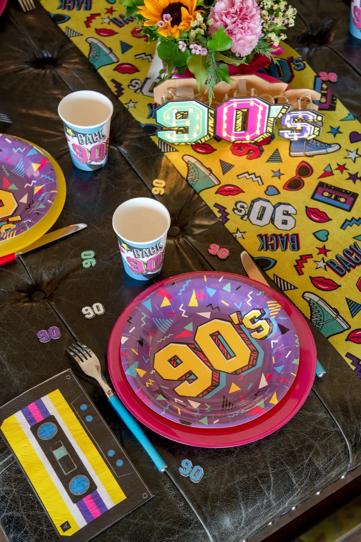 Runner τραπεζιού 90's Πολύχρωμο 5m