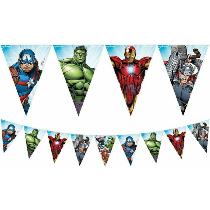 Τριγωνικά Σημαιάκια Avengers Mighty