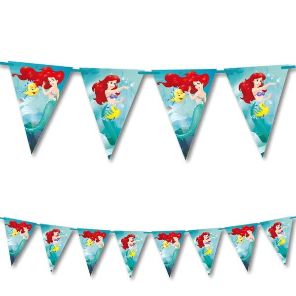 Τριγωνικά Σημαιάκια Γοργόνα Άριελ