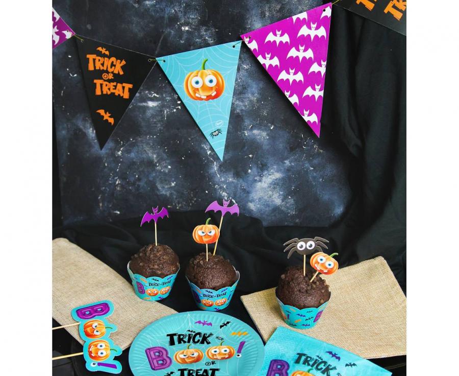 Τριγωνικά Σημαιάκια Halloween 250 cm