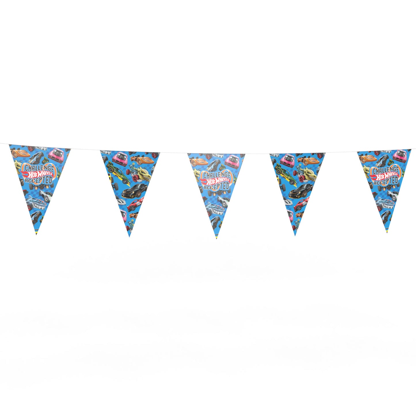 Τριγωνικά Σημαιάκια Hot Wheels 5m