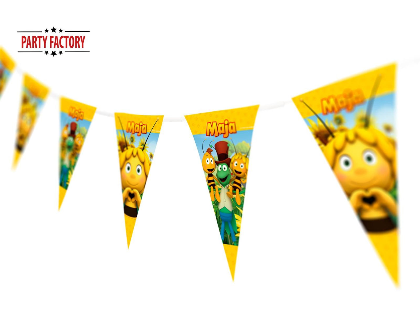 Τριγωνικά Σημαιάκια Μάγια η Μέλισσα 5m