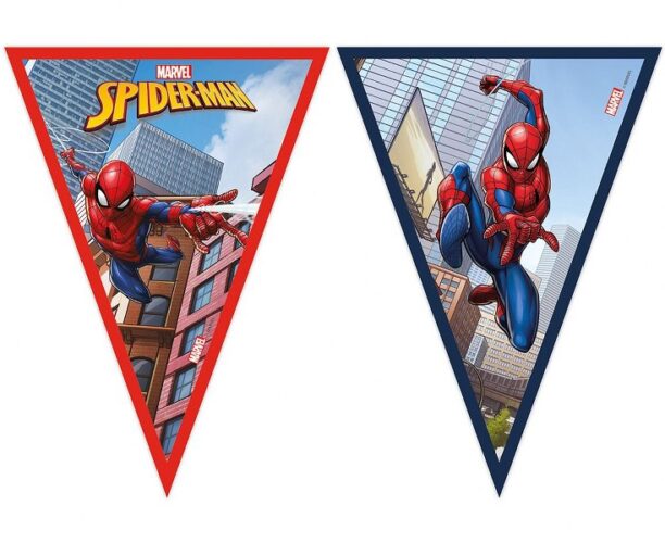 Τριγωνικά Σημαιάκια Spiderman – Crime Fighter 230 cm