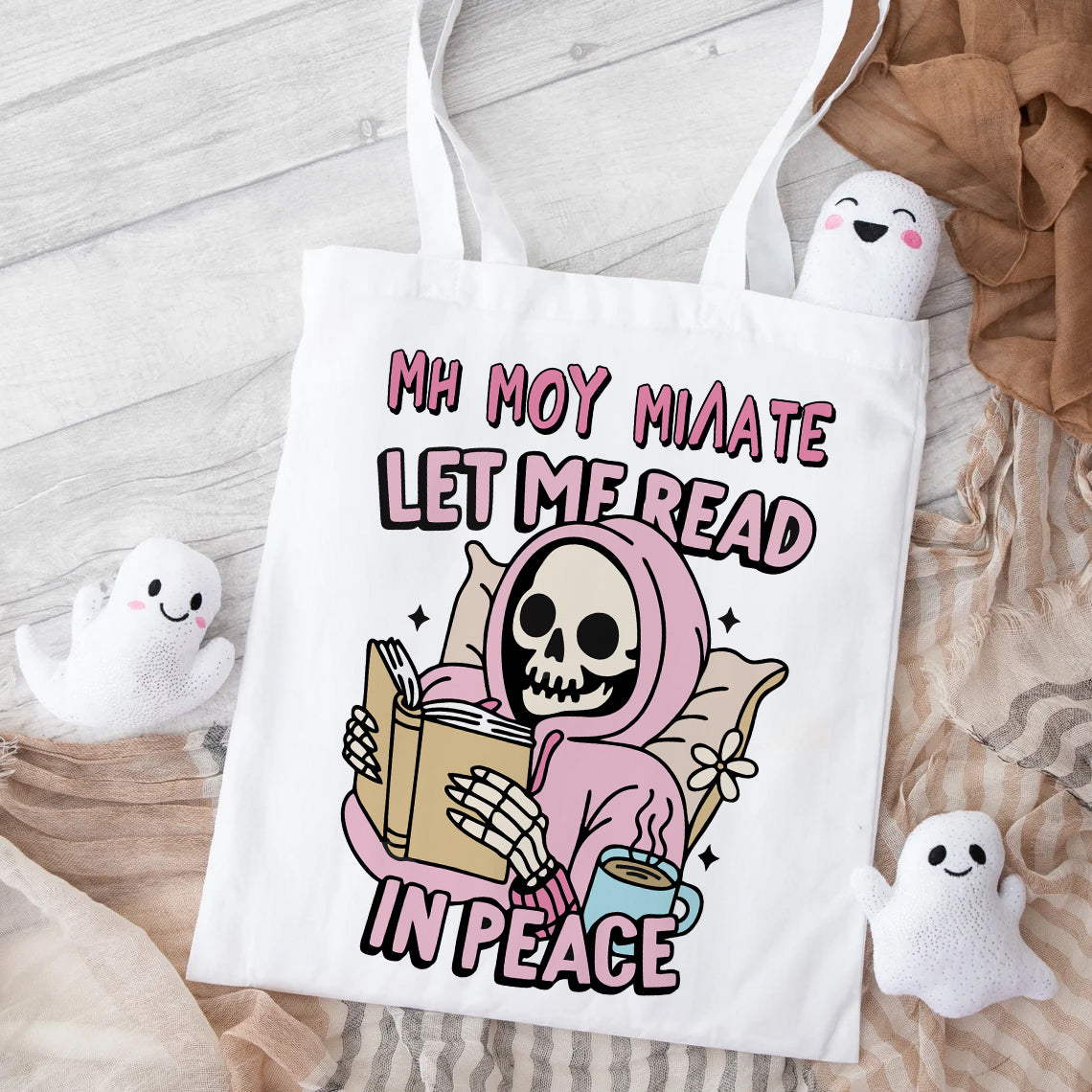 Τσάντα Χιουμοριστική για το Halloween - Read in Peace