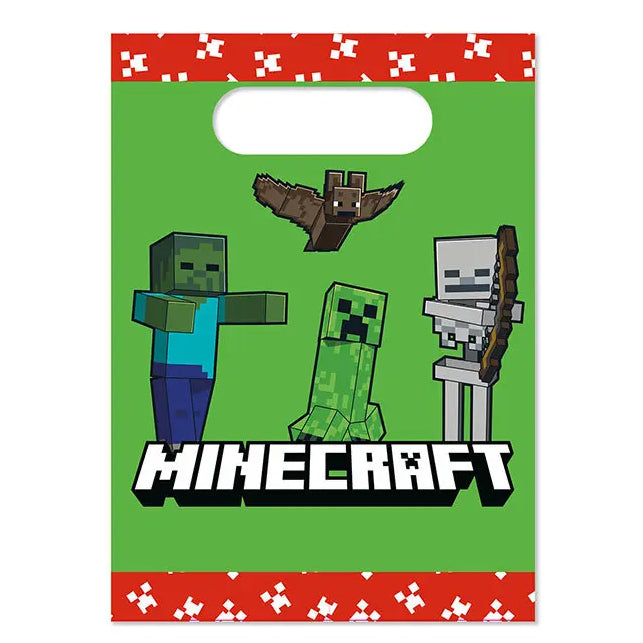 Τσαντάκια για δωράκια Minecraft (4 τεμ)