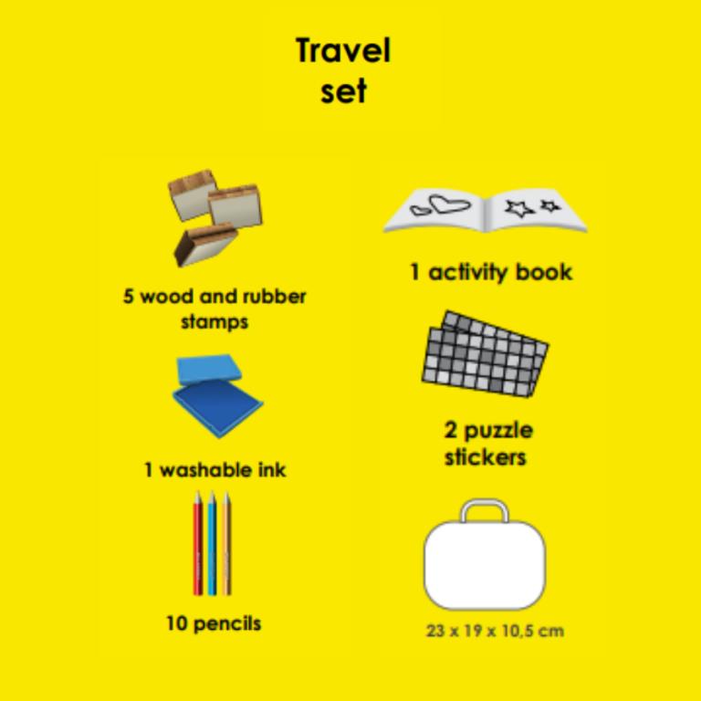 Βαλιτσάκι Baby Shark με είδη ζωγραφικής