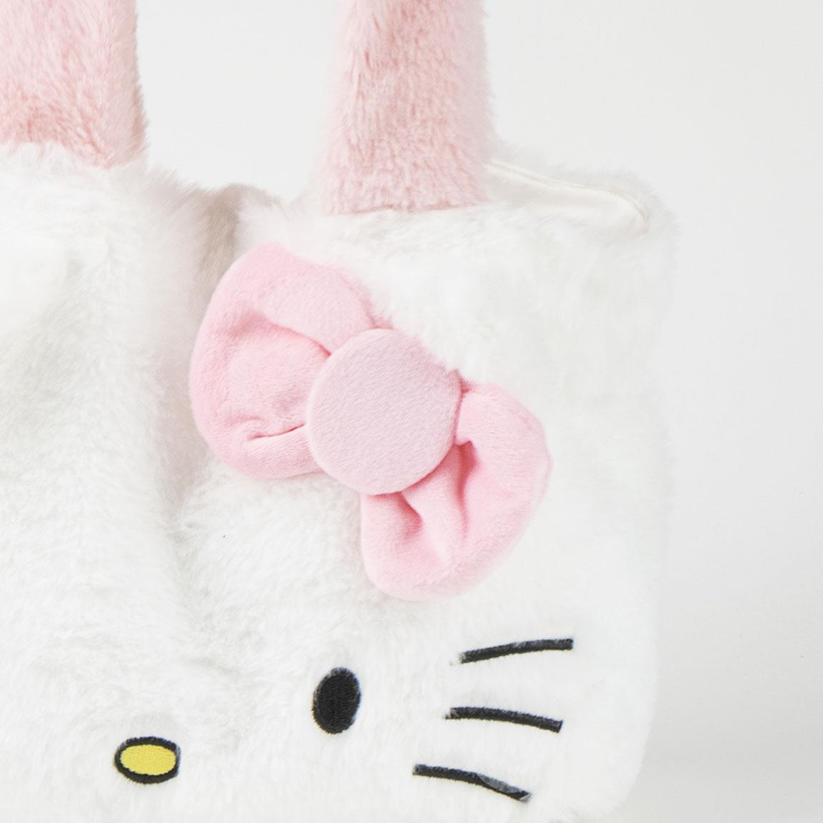 Βελούδινη Τσάντα Shopping Hello Kitty