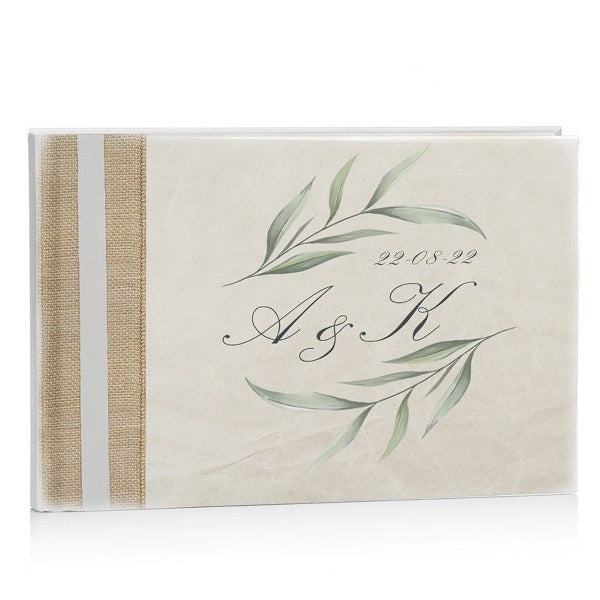 Βιβλίο Ευχών γάμου - Κλαδί Ελιάς