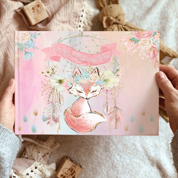 Βιβλίο Ευχών βάπτισης - Ονειροπαγίδα Woodland