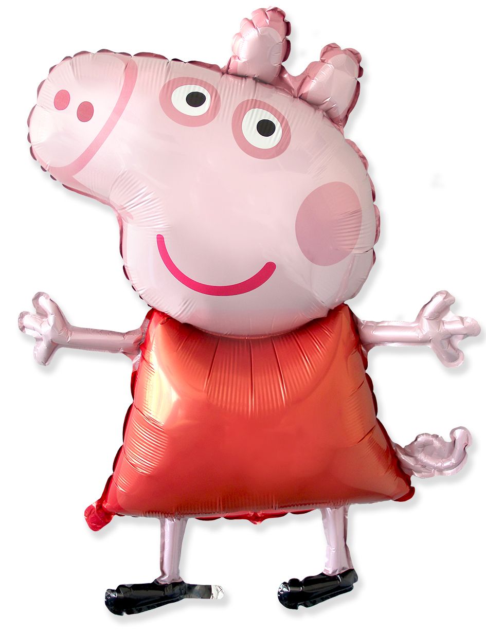Μπαλόνι Φοιλ Σχήμα Peppa Pig / 102 x 70 εκ - Ασυσκεύαστο