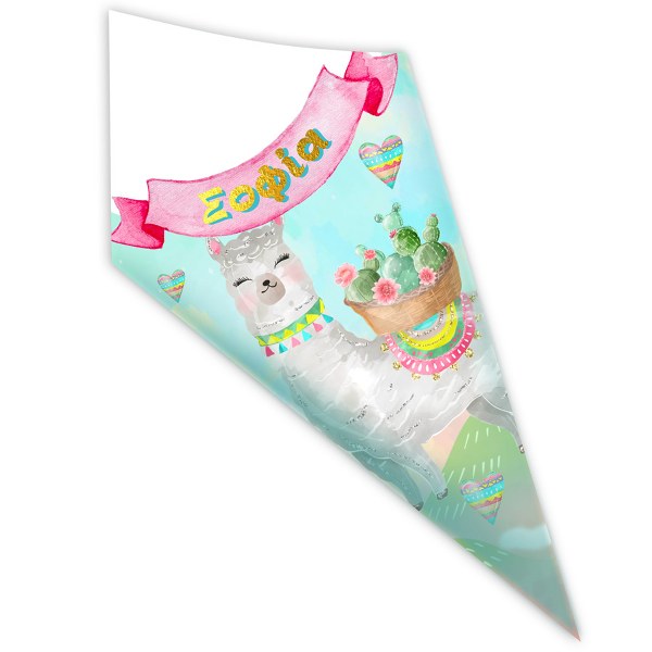 Χωνάκια ζαχαρωτών Λάμα & Κάκτος