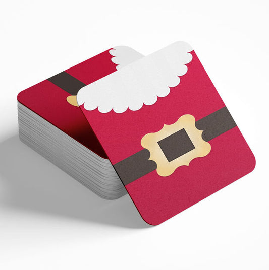 Ξύλινο Σουβέρ - Στολή Άι Βασίλη