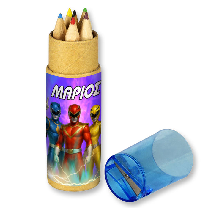 Ξυλομπογιές Power Rangers