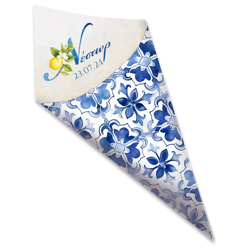 Χωνάκια ζαχαρωτών Mediterranean Λεμόνι