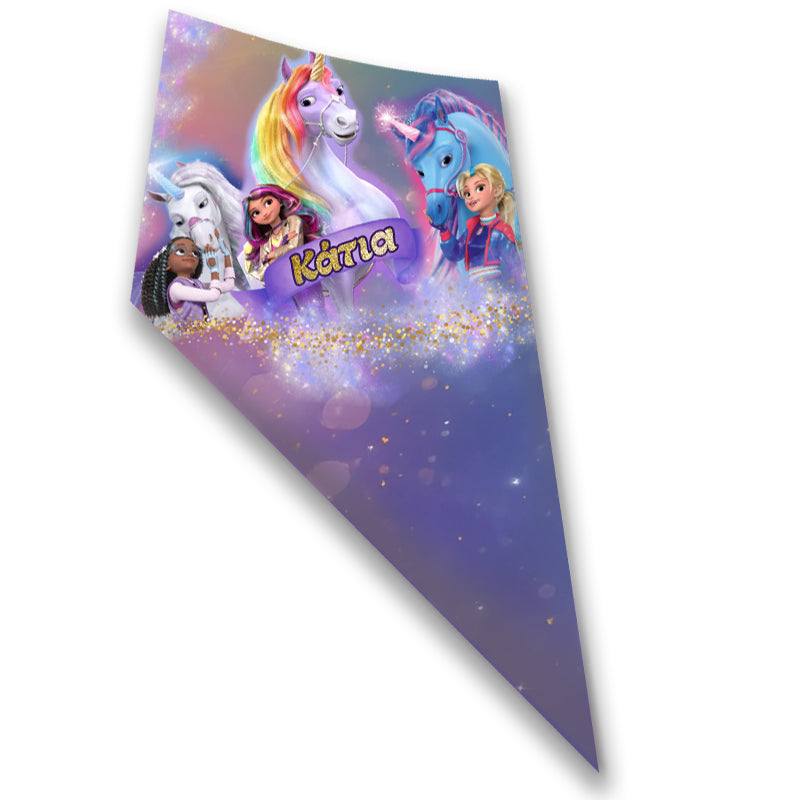 Χωνάκια ζαχαρωτών Unicorn Academy