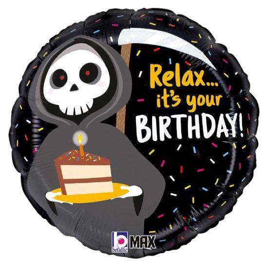 Μπαλόνι Γενεθλίων Χάρος - φουσκωμένο με ήλιον