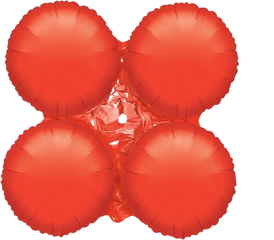 Μπαλόνι Φοιλ Γιρλάντα Κοκκίνο