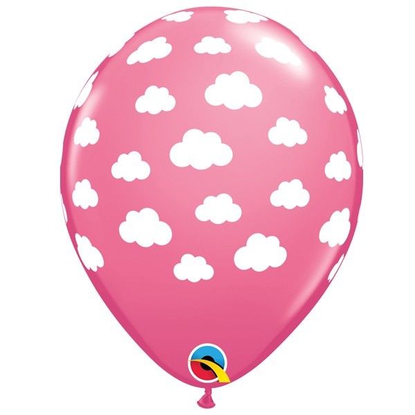Μπαλόνια Λάτεξ 11 Clouds Rose /25 τεμ - Σύννεφα