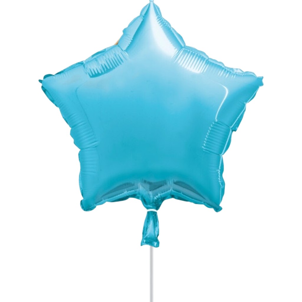 10'' Mini Shape Μπαλόνι Αστέρι Baby Γαλάζιο