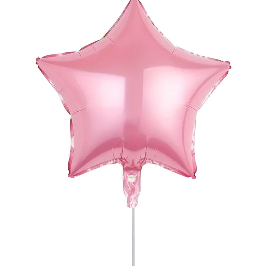 10'' Mini Shape Μπαλόνι Αστέρι Baby Ροζ
