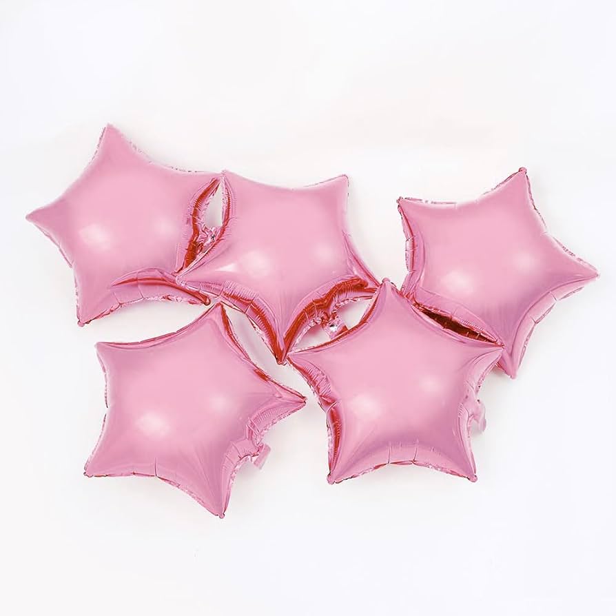 10'' Mini Shape Μπαλόνι Αστέρι Baby Ροζ