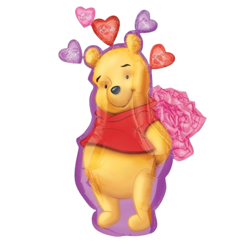 Μπαλόνι Φοιλ Σχήμα 32 Pooh Valentine / 81εκ - Ασυσκεύαστο