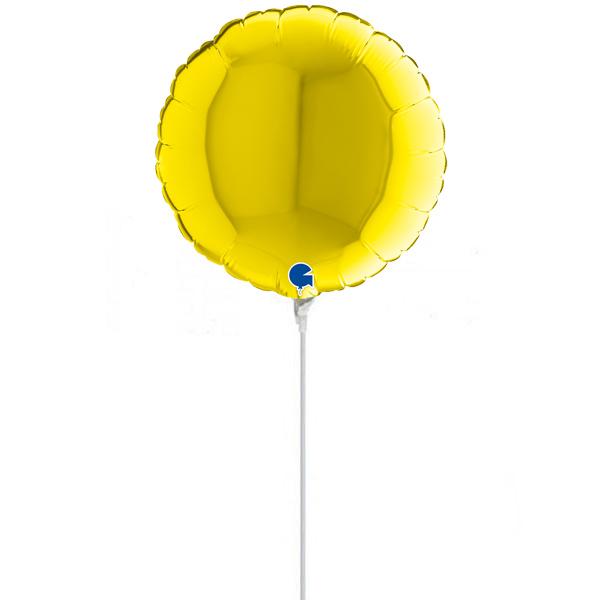 10″ Mini Shape μπαλόνι Κίτρινο