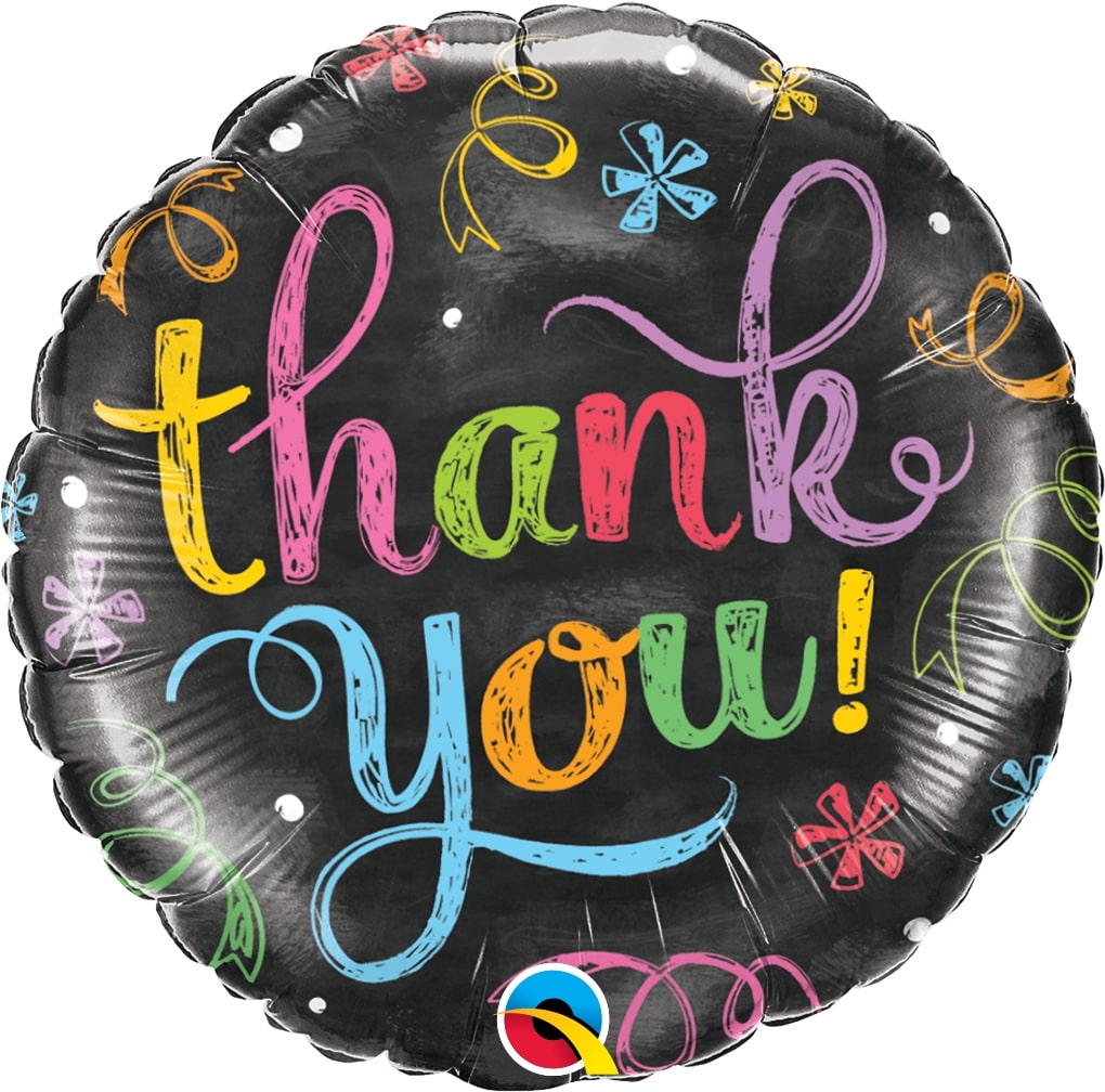 Μπαλόνι Φοιλ 18 Thank you  Chalkboard /46 εκ