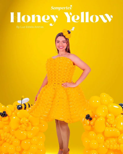 12" Λάτεξ Μπαλόνι Κίτρινο Honey