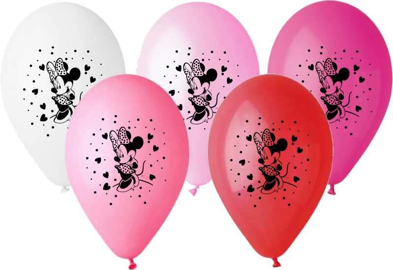 12" Μπαλόνι τυπωμένο Minnie Mouse (25 τεμ)