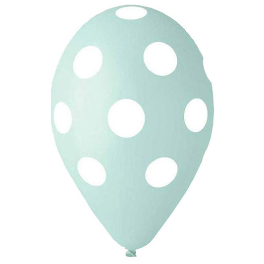 12" Μπαλόνι τυπωμένο βεραμάν πουά (25 τεμ)