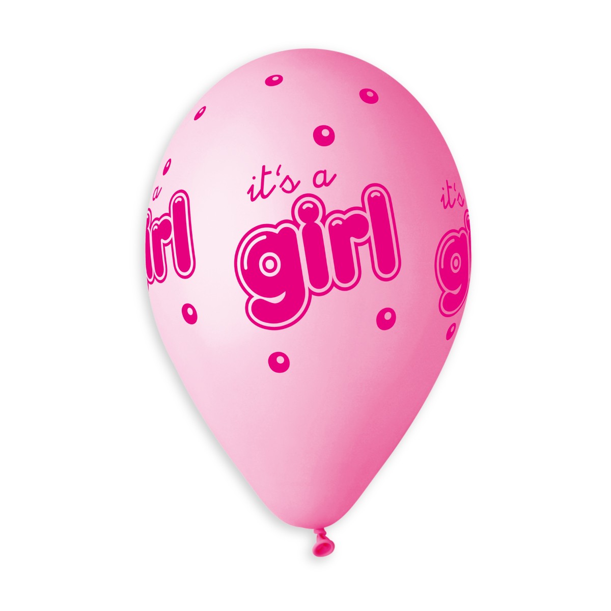 Λάτεξ Μπαλόνια It's A Girl Bubbles (25 τεμ)